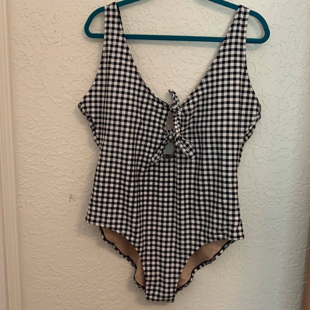 Old navy gingham one-piece